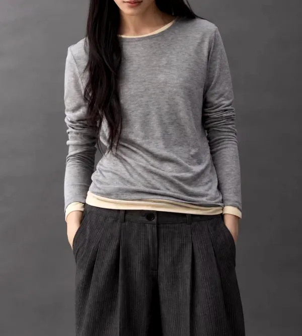 Minimalist Comfortable Women's Top, Soft Fabric, Perfect Match