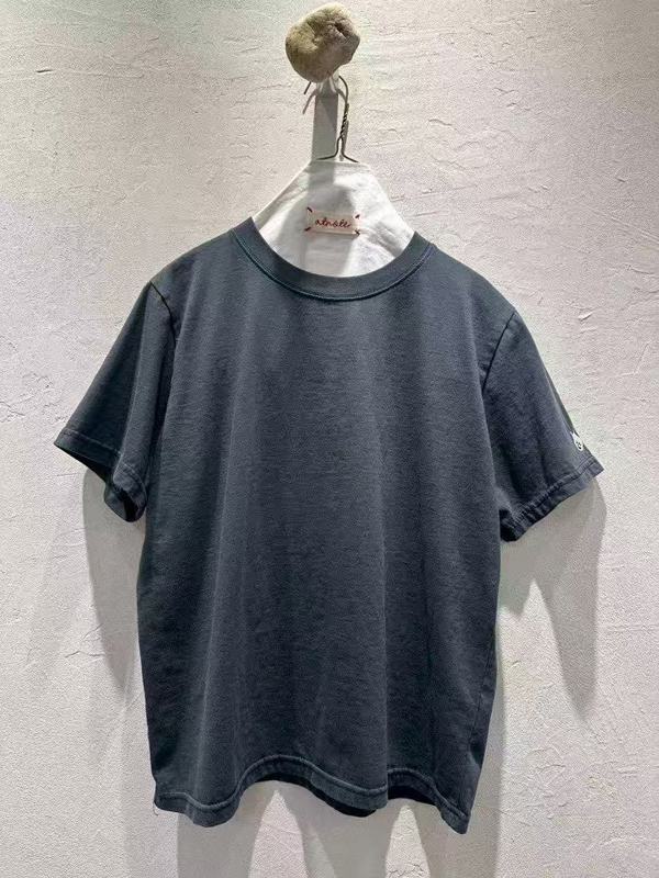 Minimalist Style Round Neck Short Sleeve T-Shirt