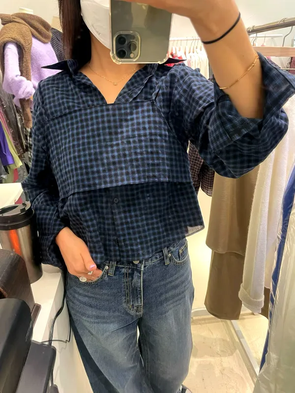 Stylish Plaid Women's Outfit Set - Comfortable and Casual Style