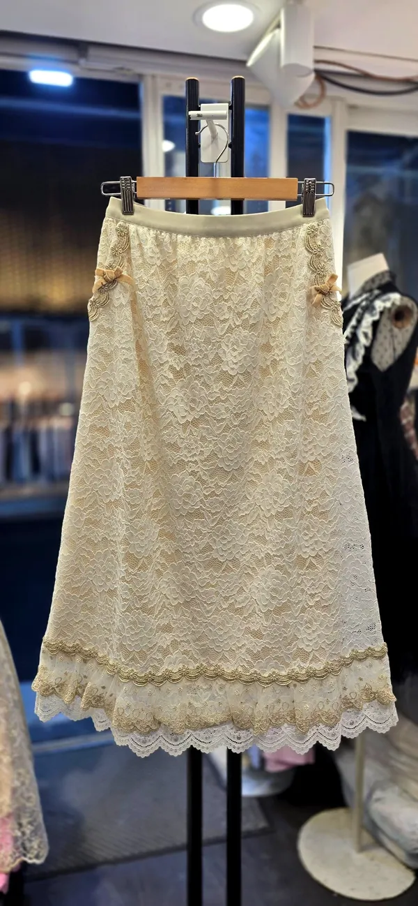 Elegant Lace Midi Skirt - Showcase Your Feminine Charm