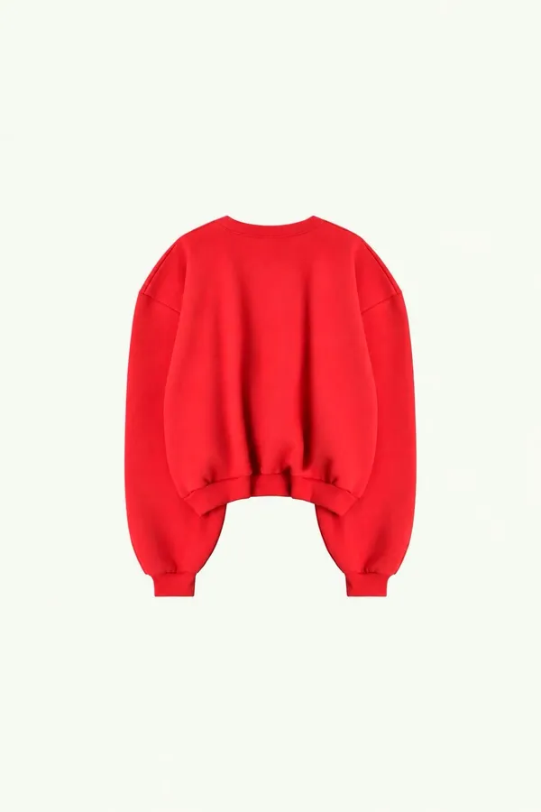 Fashionable Casual Red Women's Top - Comfortable and Versatile