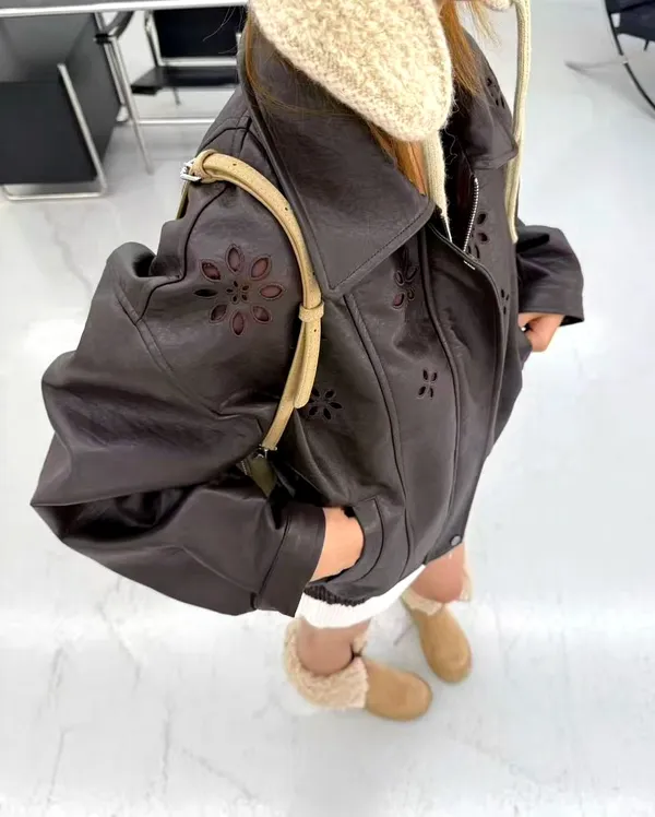 Stylish Women's Jacket with Elegant Embroidery Design
