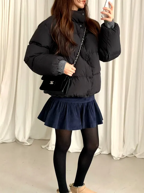 Fashionable Warm Women's Down Jacket, Lightweight and Comfortable, Perfect Match