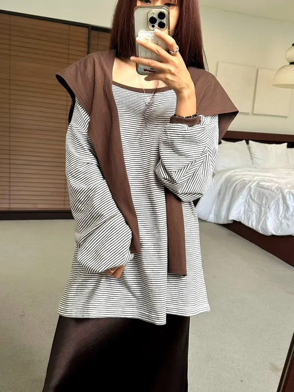 Stylish Striped Women's Top - Comfortable Casual Style