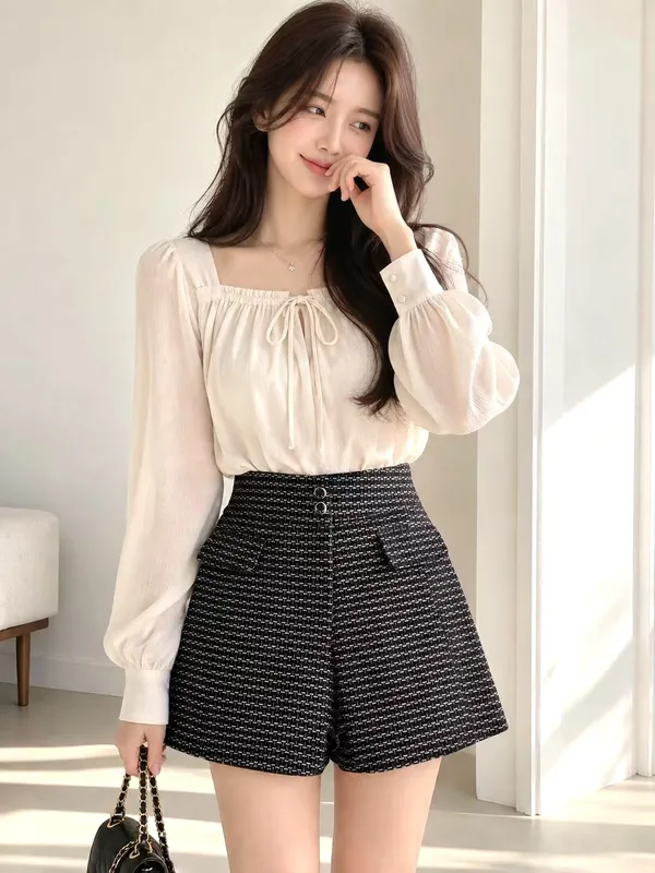 Stylish and Elegant Women's Shorts, Perfectly Paired with Any Top