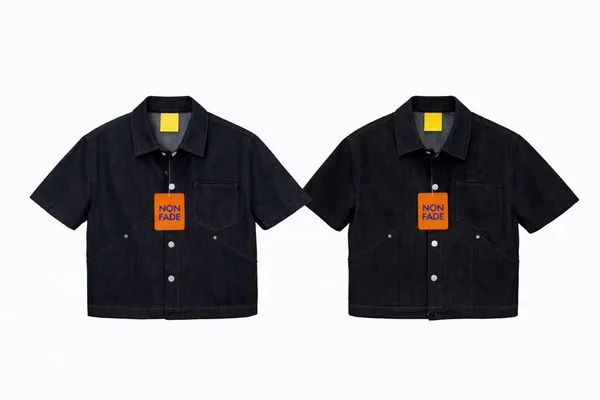 Stylish Short Sleeve Denim Jacket - Classic Design, Durable and Fade-Resistant