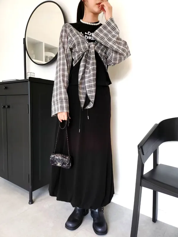 Stylish Plaid Women's Top, Effortlessly Matches Various Styles