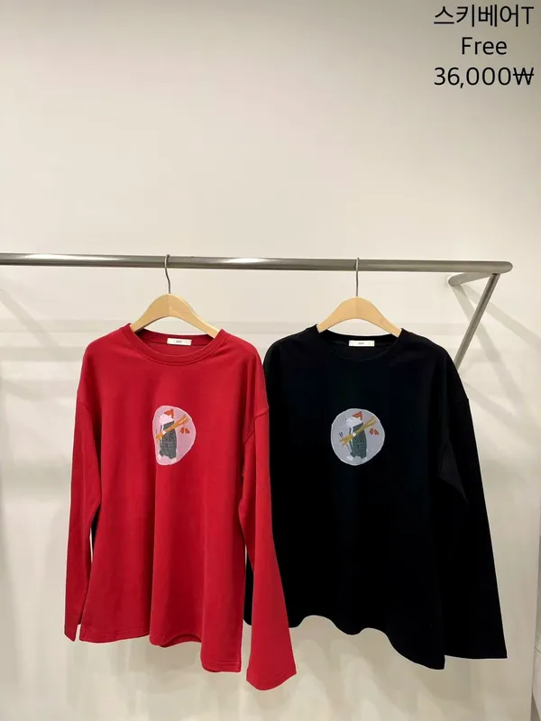 Fashionable Printed Long Sleeve T-Shirt - Comfortable and Versatile