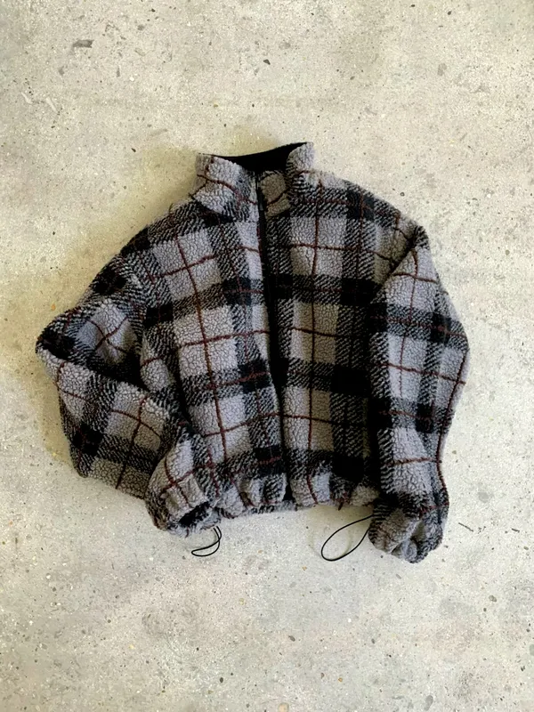 Stylish Plaid Women's Vest Coat - Warm and Comfortable