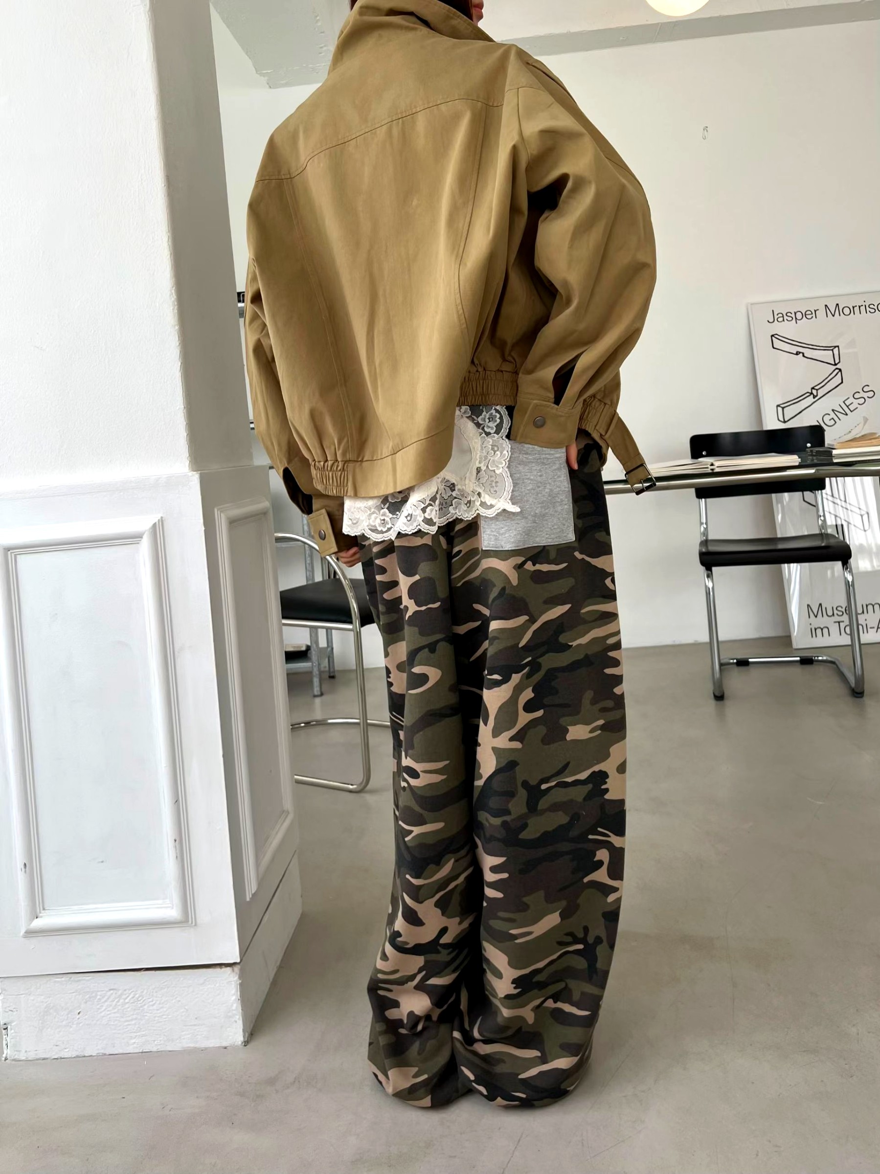 패셔너블 캐주얼 카모플라주 여성 바지 - 편안하고 다재다능한 신상품