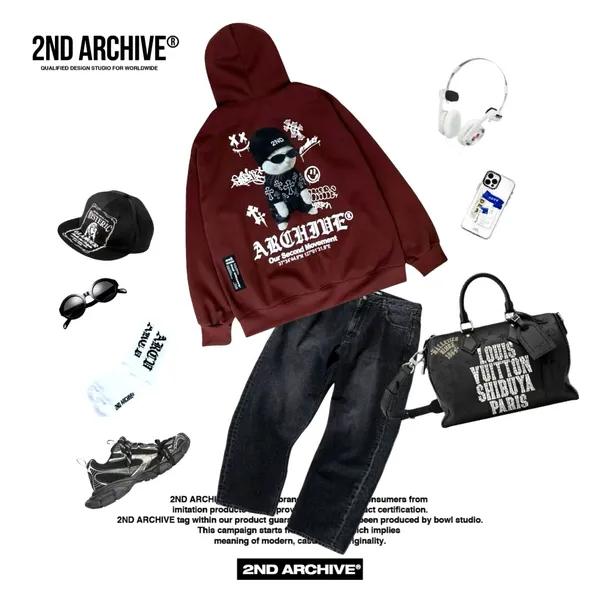 Trendy Men's Hooded Sweatshirt - Comfort Meets Casual Style