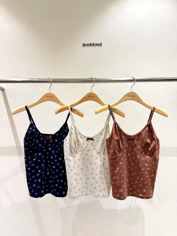 Elegant Floral Pattern Cami Top, A Must-Have for Fresh Summer Days