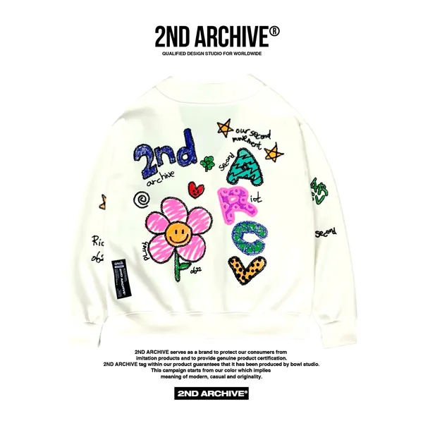Creative Printed Men's Sweatshirt - Comfortable Casual Style