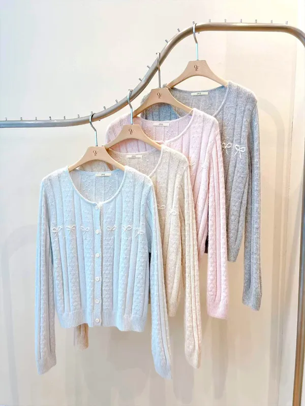 Gentle Lady Style Knitted Set, Comfortable and Versatile