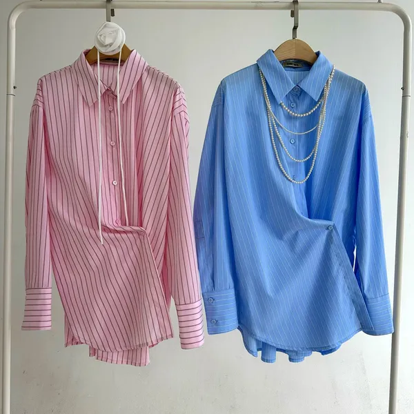 Fashion Striped Women's Top, Elegant and Charming