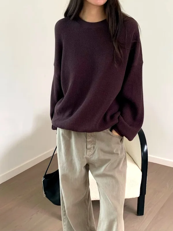 Loose Knit Top - Comfort Meets Casual Style