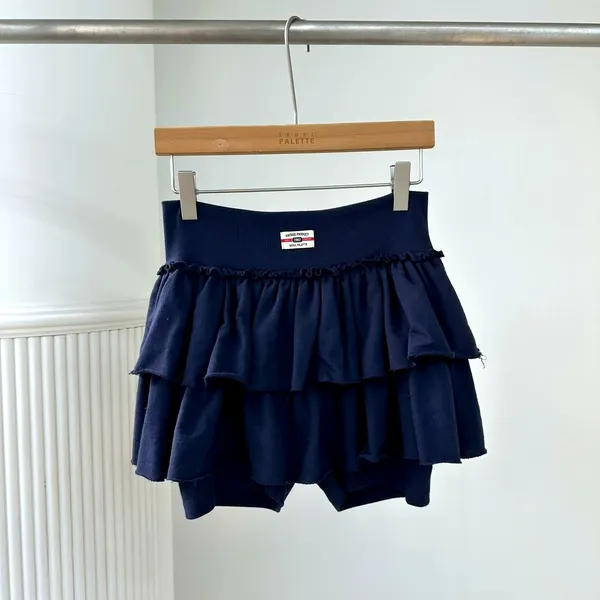 Fashion Women's Skirt Pants, Layered Design, Comfortable and Versatile