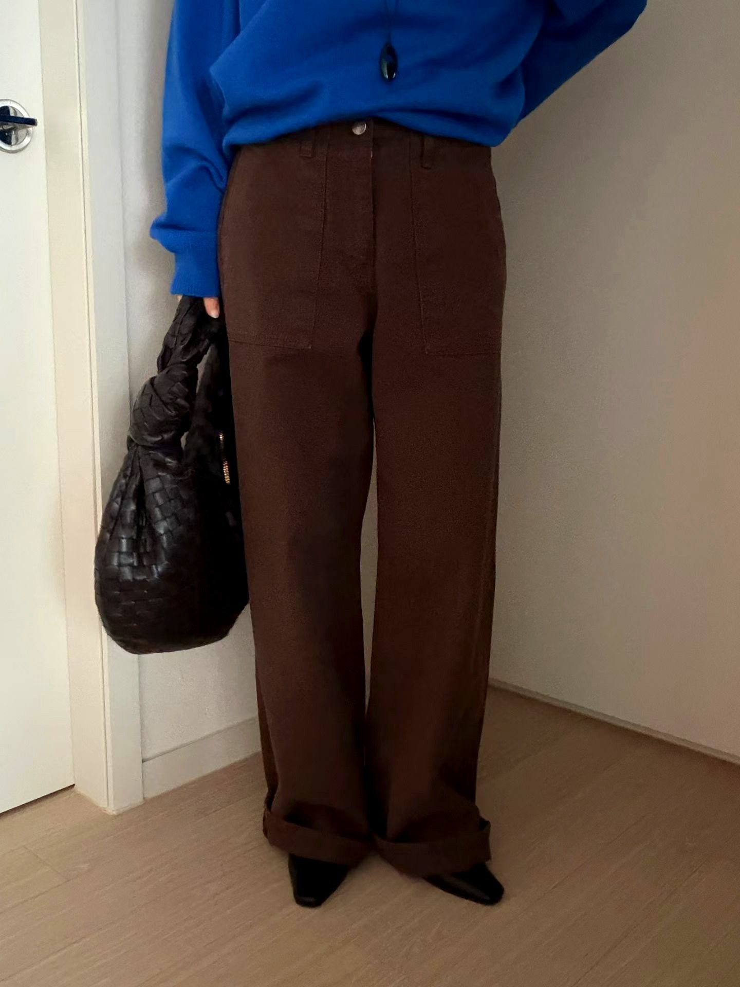 패셔너블 루즈핏 여성 바지, 편안하고 다재다능한 신상품
