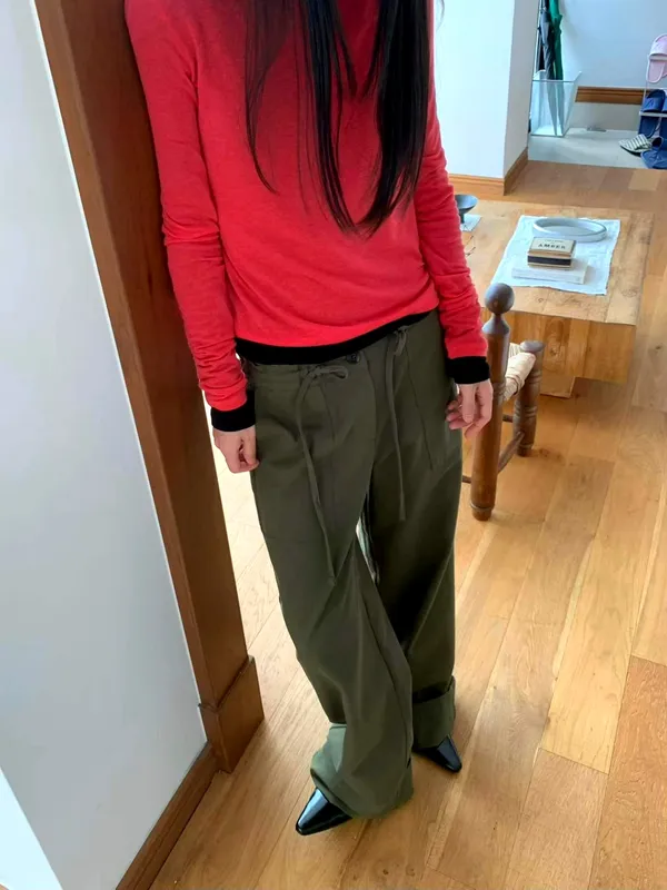 เสื้อยืดแขนยาวแฟชั่นสบายๆ สำหรับผู้หญิง - ใส่สบายและระบายอากาศได้ดี เหมาะสำหรับการสวมใส่ในชีวิตประจำวัน