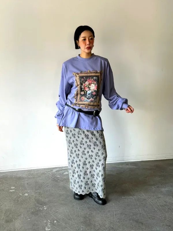 Elegant Floral Midi Skirt to Showcase Feminine Charm