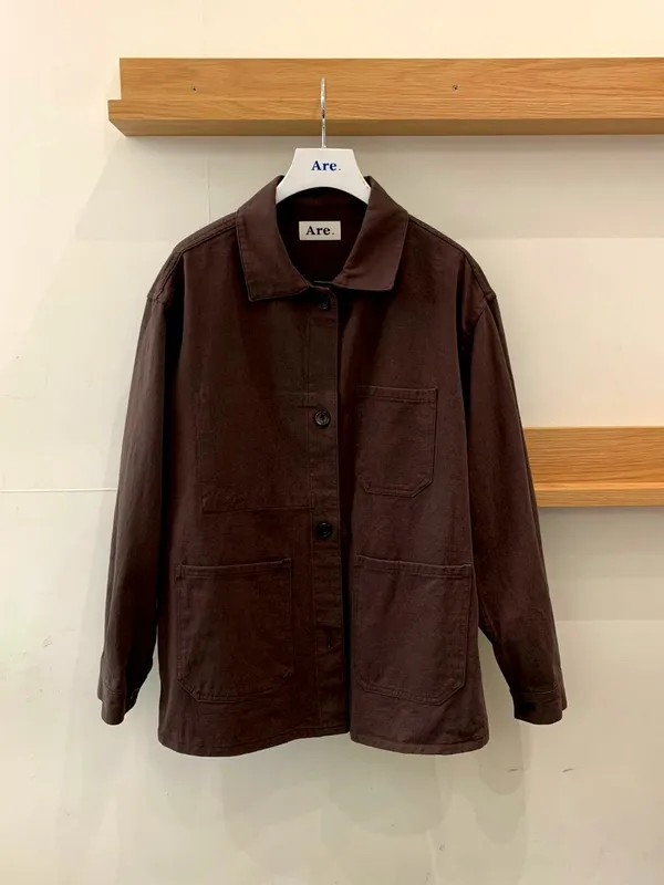 Fashionable Casual Women's Jacket, Versatile Brown Design
