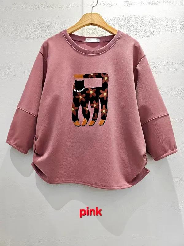Trendy Printed Women's Top - Comfortable Casual Style