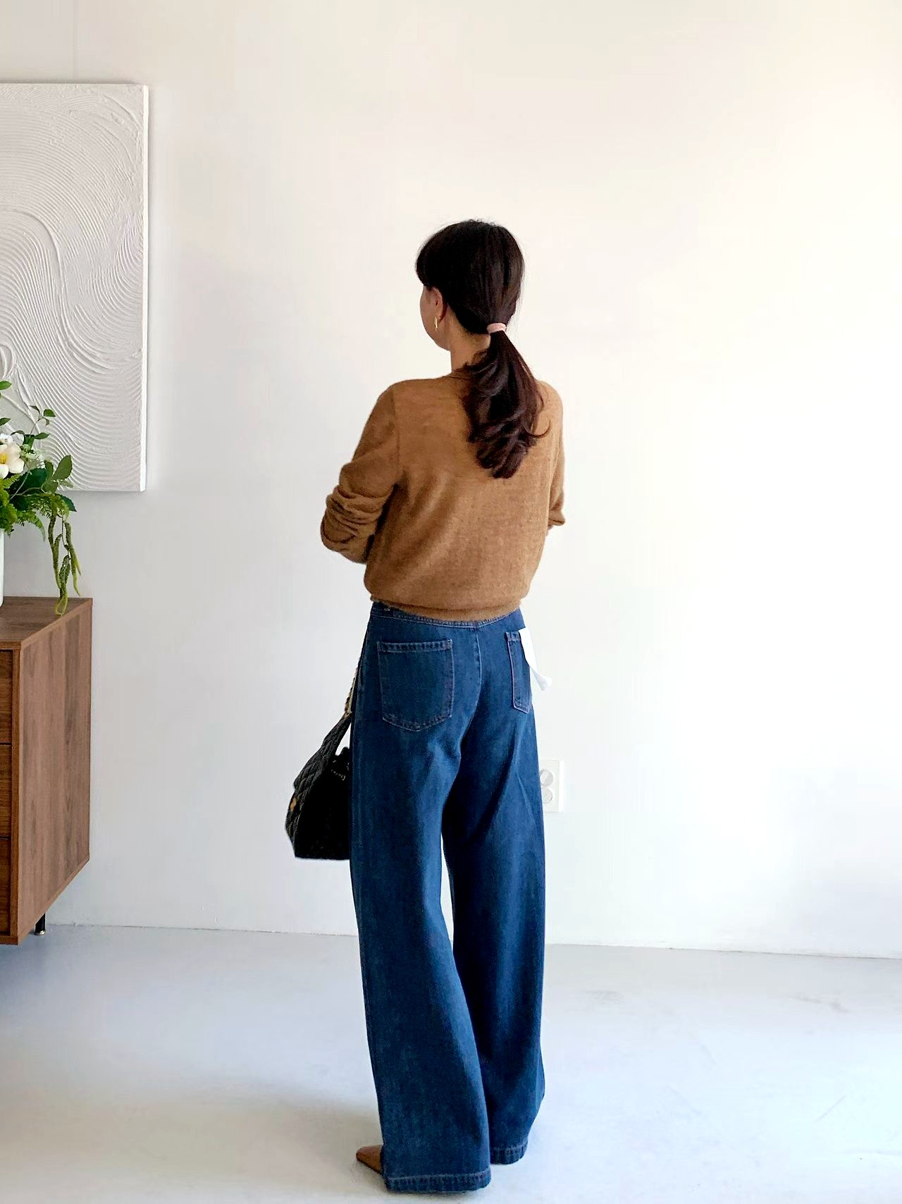 패셔너블 루즈 여성 청바지, 편안하고 다재다능한