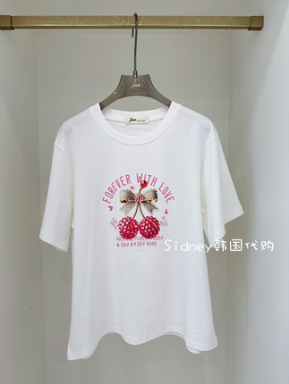 Sweet Floral Short Sleeve T-Shirt, Eternal Love