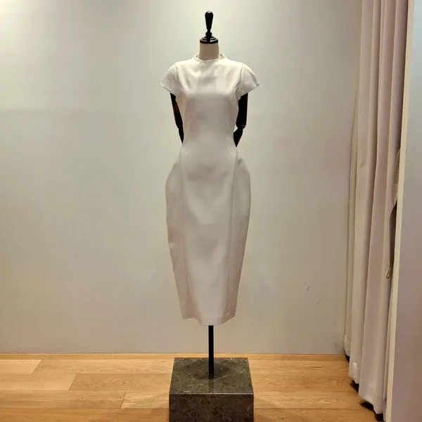 Elegant and Minimalist Women's Dress, Showcasing Charming Qualities